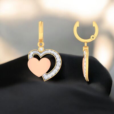 14K Solid Gold Diamant Ohrstecker: 2,5 Mm Rundschliff - Österreich