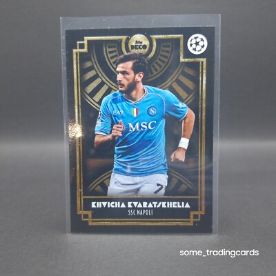 Topps Deco UCL 2023/24 Khvicha Kvaratskhelia SSC Napoli