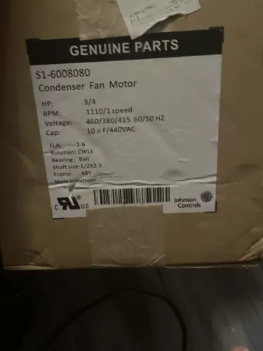 Lennox  INTERLINK  A/C Condenser Fan Motor & FAN, 1/4 HP,208-230v