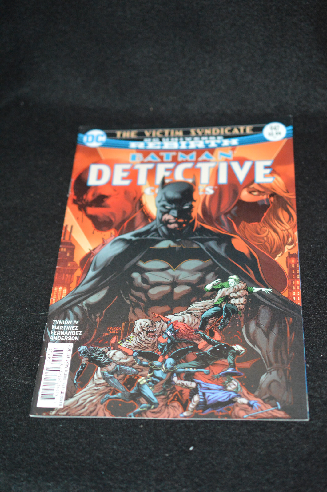 DC Universe Rebirth Batman Detective Comics 947 - High Grade Comic Book ...