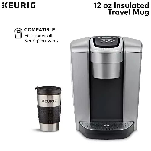 Keurig Travel Mug Fits K-Cup Pod Coffee Maker 1 Count Pack of 1 Stainless Steel