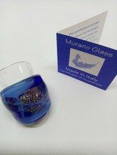 MURANO GLASS RING 24K gold AUTHENTIC handmade Venice / Italy, w certificate 65