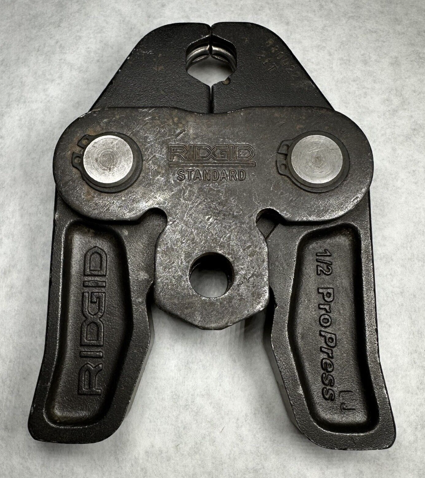 RIDGID 320E ProPress Crimper Tool Set w/ Jaws Sizes 1/2”,