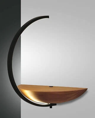 Fabas Luce LED Wand-Leseleuchte Roseg 370x230mm 9,5W Warmweiß Schwarz dimmbar - Bild 1 von 3