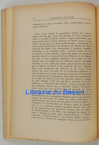 Histoire abrégée de l'architecture de la Renaissance en France Gromort 1930 - Picture 5 of 5