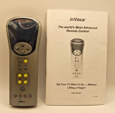 inVoca Telemania VOICE ACTIVATED Universal Remote Control (G1) with Manuel