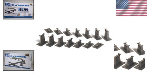 Durable E-Z Track Graduated Pier Set - Ideal for HO Scale Train Elevations - Picture 2 of 6