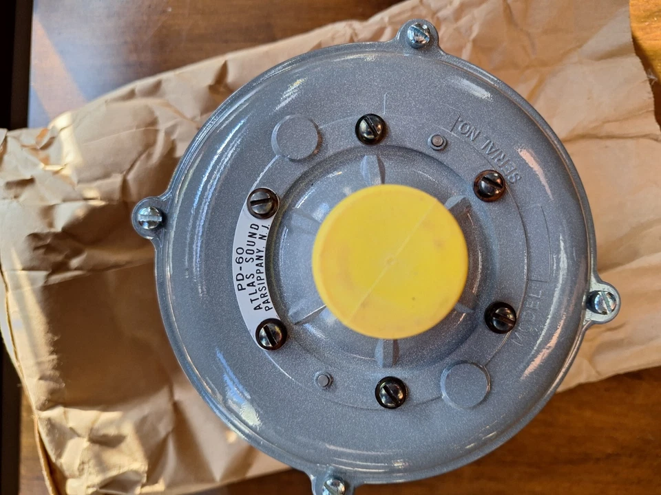 Atlas Sound PD-60A Compression Driver 60 Watts 16 Ohms NOS NIB Vintage Audio - Image 2 of 4