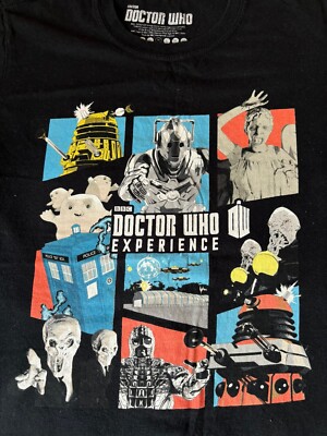 BBC DOCTOR WHO EXPERIENCE T SHIRT MEDIUM PORTH TEIGR CARDIFF OFFICIAL ...