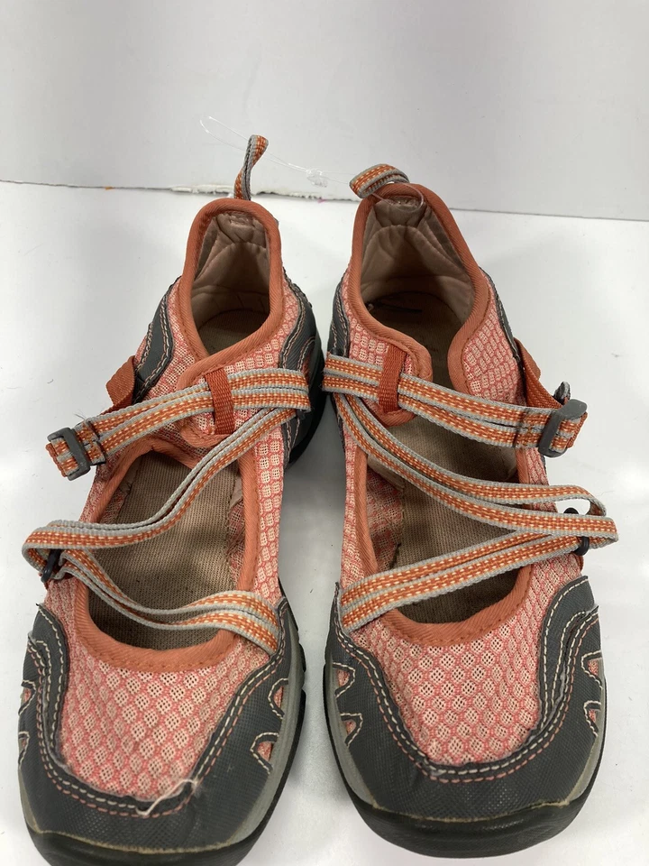 Zapatos Chaco Outcross Mary Jane para mujer talla 8 naranja correa hebilla sin cordones informales Foto 2 de 4