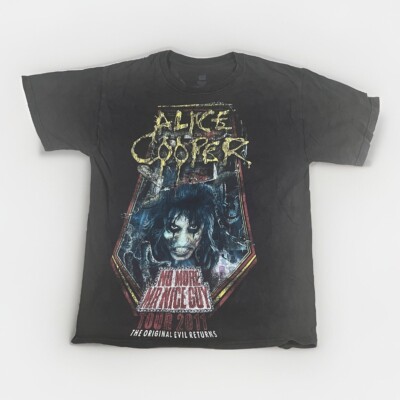 Hanes Alice Cooper No More Mr Nice Guy 2011 Tour T/Shirt Size M - Some Staining