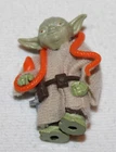 vintage 1980 Star Wars Yoda action figure Hong Kong orange snake coat belt #2