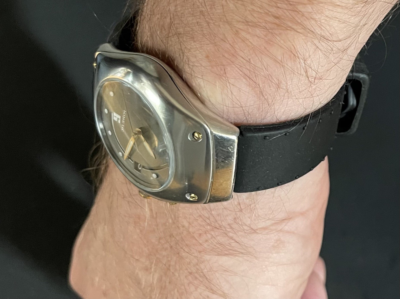 Vintage Seiko Arctura Kinetic Watch 5M42-0E39, New Capacitor, Strap and Crystal image 10