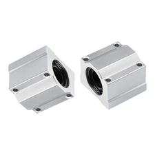 20mm Bore Dia SCS20UU Linear Ball Bearing Slide Block Unit 54x50x41mm 2Pcs