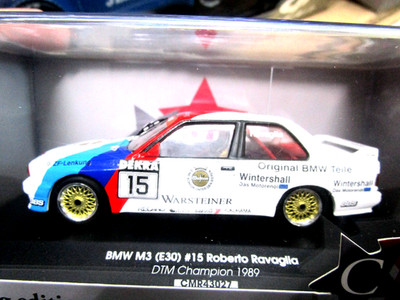 BMW M3 E30 Sport DTM 1989 #15 Ravaglia Champion Wintershall 43027 IXO CMR 1:43