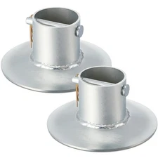 2 Pcs Trailer Jack Foot Plate 5.44" Diameter Trailer Tongue Jack Foot Pad Fit...