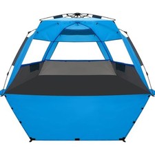  Deluxe Pop Up Beach Tent Sun Shade Shelter for 3-4/5-6 Person, UV Protection, 