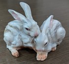 VINTAGE Tay Italy Pair of White Rabbits Figurine by Giuseppe Tagliariol — photo 9