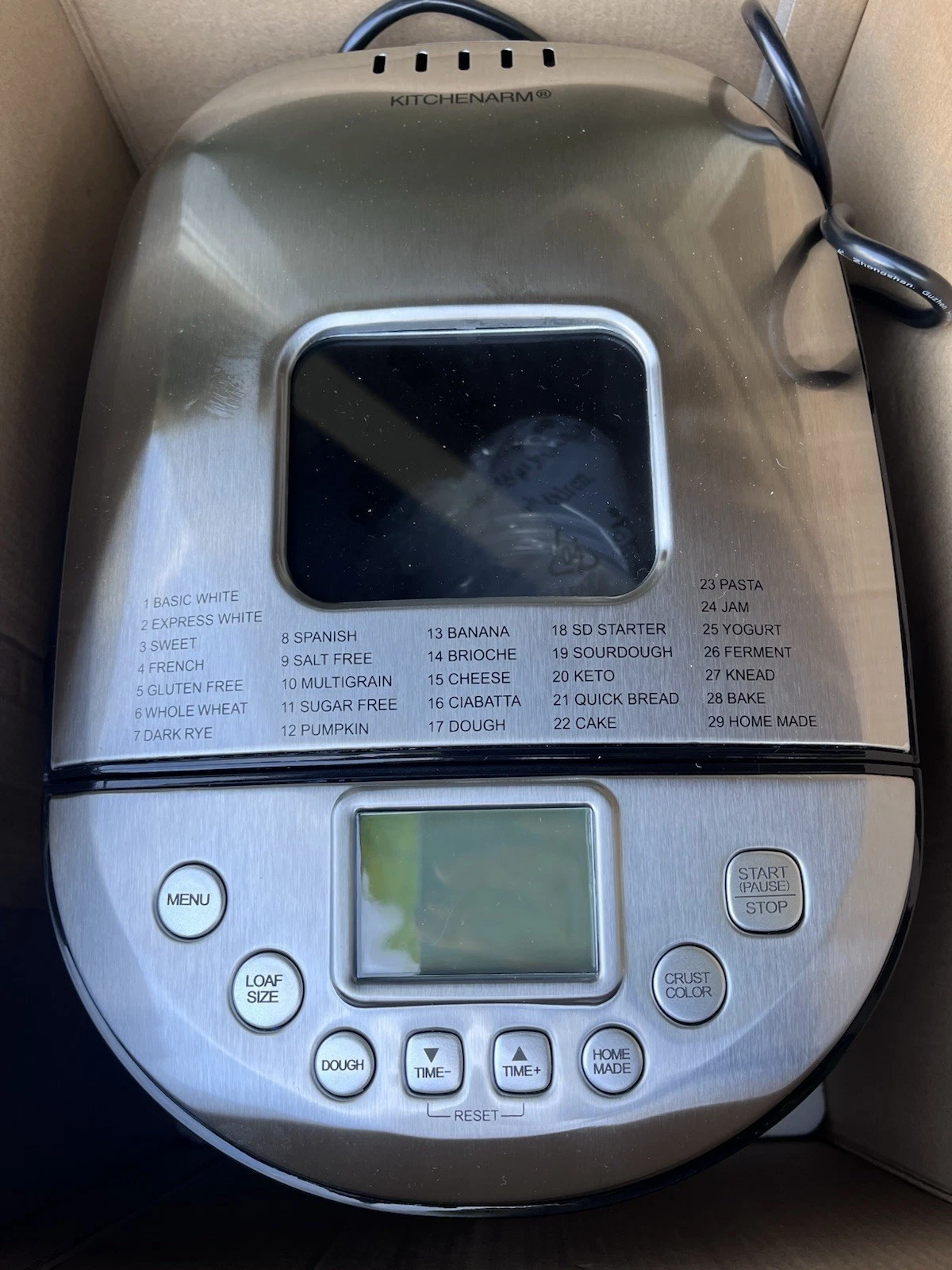 KITCHENARM 29-in-1 Smart Bread Machine
Opens in a new window or tab