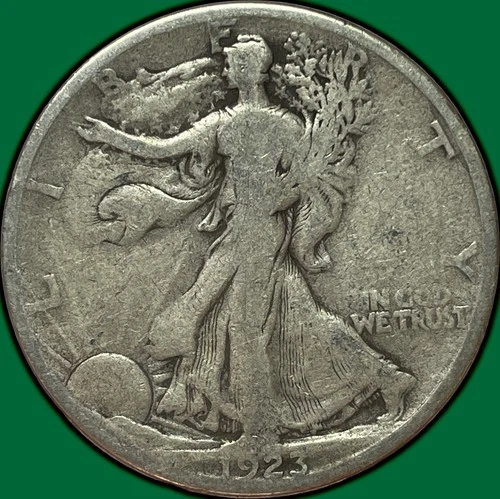 1923-S Walking Liberty Half Dollar Fine F Coin #32398