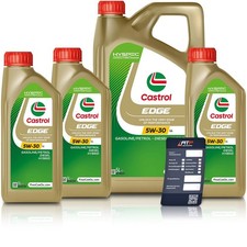3X 1 L + 5 L = 8 L CASTROL EDGE FLUID TITANIUM 5W-30 LL HUILE MOTEUR ACEA C3