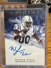 2018 Panini Origins - Rookie Autographs Nyheim Hines #RA-NH (AU, RC)