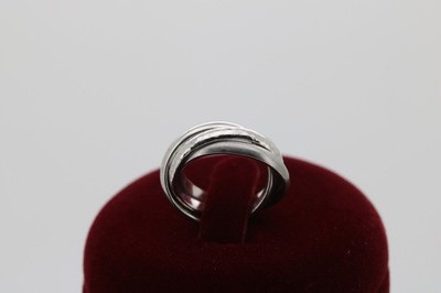Niessing Dreifach Damen Ring in 750  Weißgold
