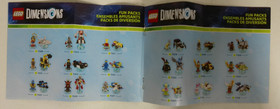 LEGO Dimensions DC Comics #71210 Instruction Book Manual ONLY