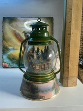 Thomas Kinkade Lantern Music Box "End of a Perfect Day" by Ardleigh Elliott NEW