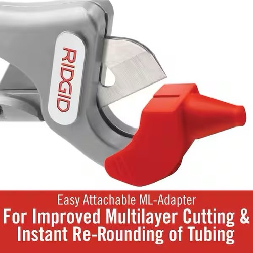 RIDGID PC-1375ML 1/8" to 1-3/8" PVC and PEX Cutter w/ Multi-Layer Adapter’’ - Picture 13 of 17