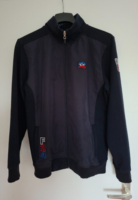 hochwertige Paul & Shark Yachting Jacke Gr. L/XL, Maritim, F24 YC Patch, marineb
