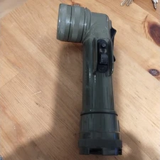 New US Military Angle Head Flashlight MX-991/U Fulton USA Vintage Original