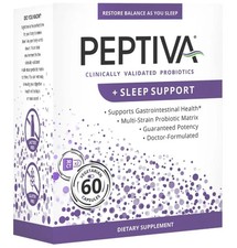 Peptiva 26 Billion CFU Probiotic & Sleep Supp...
