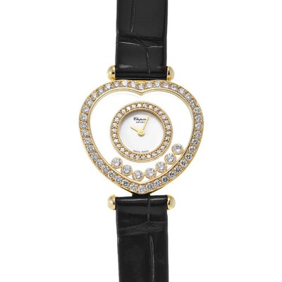 Chopard Happy Diamonds 20 / 5679 25mm Yellow Gold White Wristwatch #WW4281