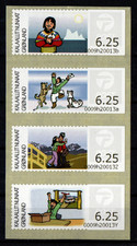 - GROENLAND Greenland 2009 Enfants Childrens 4 val Adhes MNH **