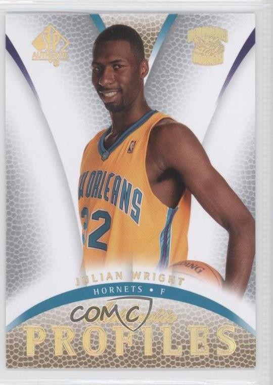 2007-08 SP Authentic Retail Profiles Julian Wright #AP-12 Rookie RC 00ah
