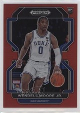 2022-23 Panini Prizm Draft Picks Red Prizm 240/299 Wendell Moore Jr #76 12po