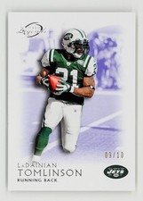2011 Topps Gridiron Legends #78 LaDainian Tomlinson /10 Purple New York Jets