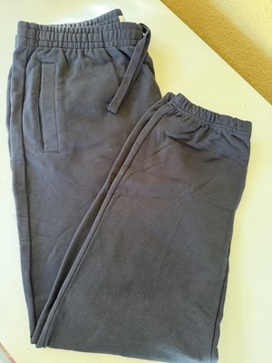 Calvin Klein Black Fleece Jogger Pants Drawstring Elastic Waist  XL