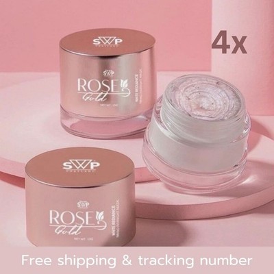 2X SWP Rose Gold White Radiance Overnight Mask Firming Brightening Skin 15g.