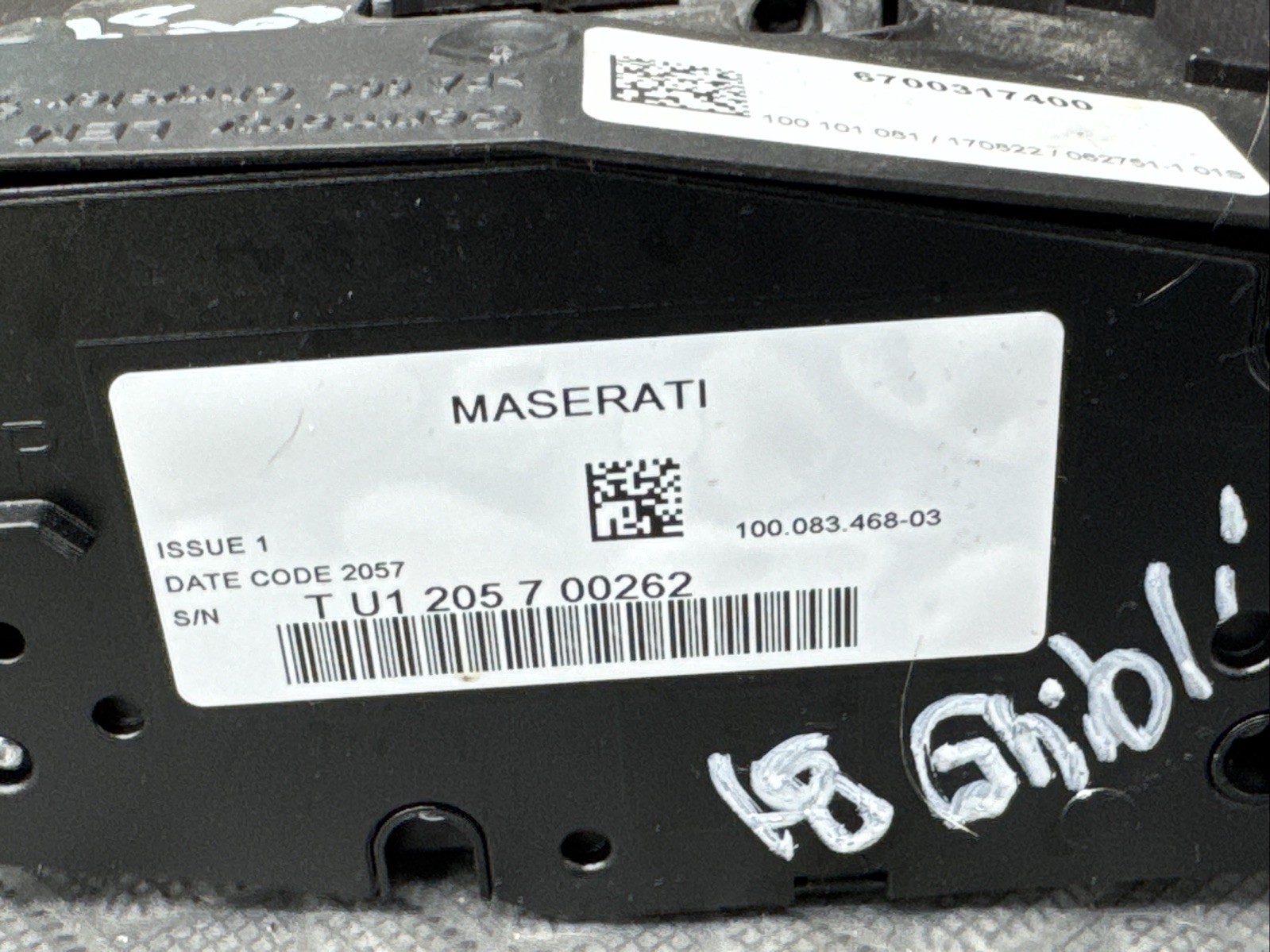 OEM 2014-2024 MASERATI GHIBLI AUTO TRANSMISSION SHIFTER BODY