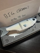 Throwback Baits “Midnight Shad” Retro CT (Chop Tune) 9.5in / 5.5 Oz. - BRAND NEW