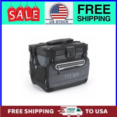 Titan by Arctic Zone 40 Can, 27 Quart Collapsible Zipperless Soft Cooler