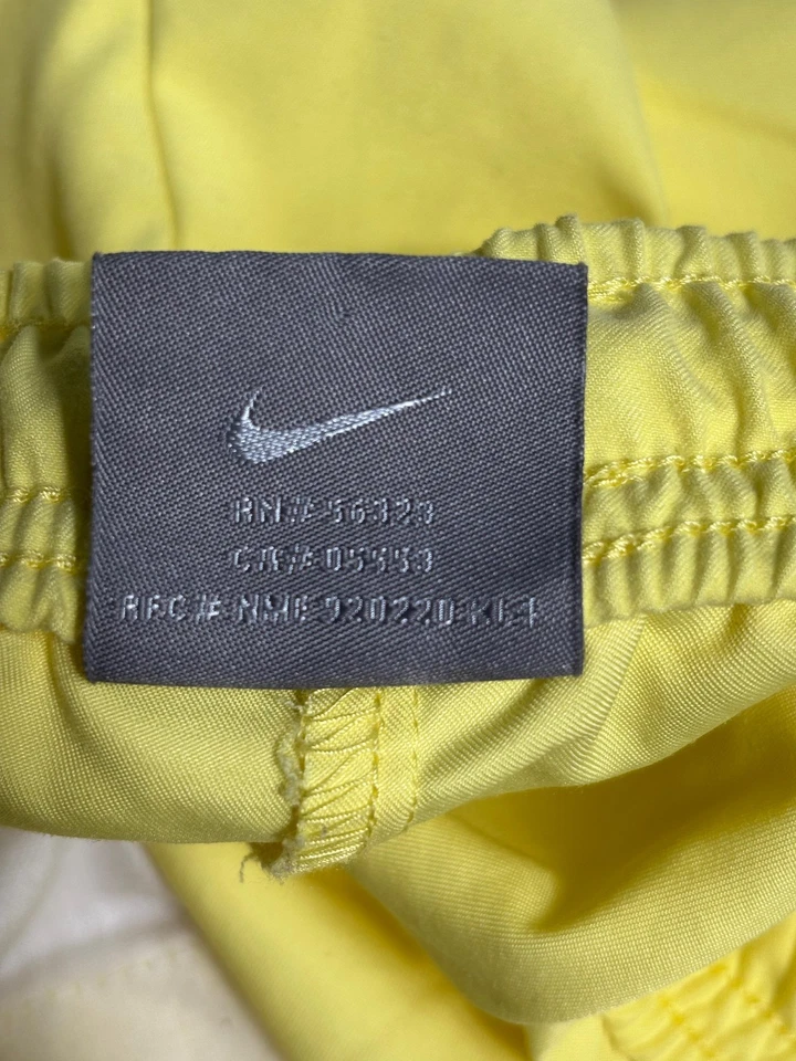 Pantalones Nike Niños Talla L (12-14) Amarillo Blanco Pista Atlético Tearaway Retro Y2K Foto 3 de 4