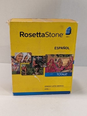 ROSETTA STONE Espanol SPANISH Latin America Level 1 - Complete Set