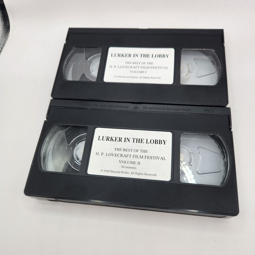 RARE HTF H.P. Lovecraft Lurker In The Lobby Vol 1 &2 VHS Set Short Films TESTED - Bild 7 von 10