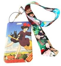 Anime Kiki Delivery Service Lanyard Neck Strap ID Card Badge Case Pass Holder