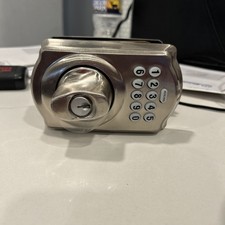 Schlage Smart Lock Keypad Deadbolt BE365VCAM619 Camelot Satin Nickel Silver New