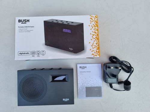 Joblot of 4 Bush Portable DAB / FM Radio, Black. Lot of 4 Bush BD-1709 Portable - Picture 23 of 24