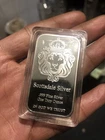 1oz Fine Silver Bar * Scottsdale Mint*